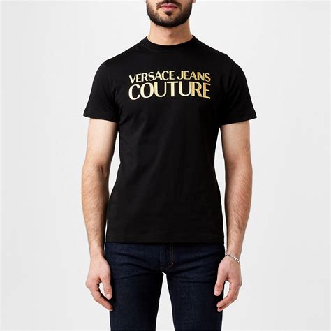 versace jeans logo t shirt|Versace Jeans couture outlet.